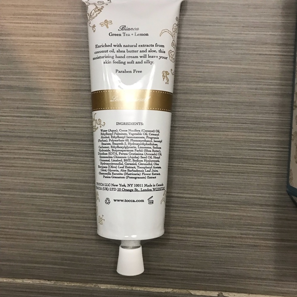 Tocca Bianca Luxury Hand cream-4 oz Green Tea Lemon 🍋(BNIB) - Picture 5 of 6
